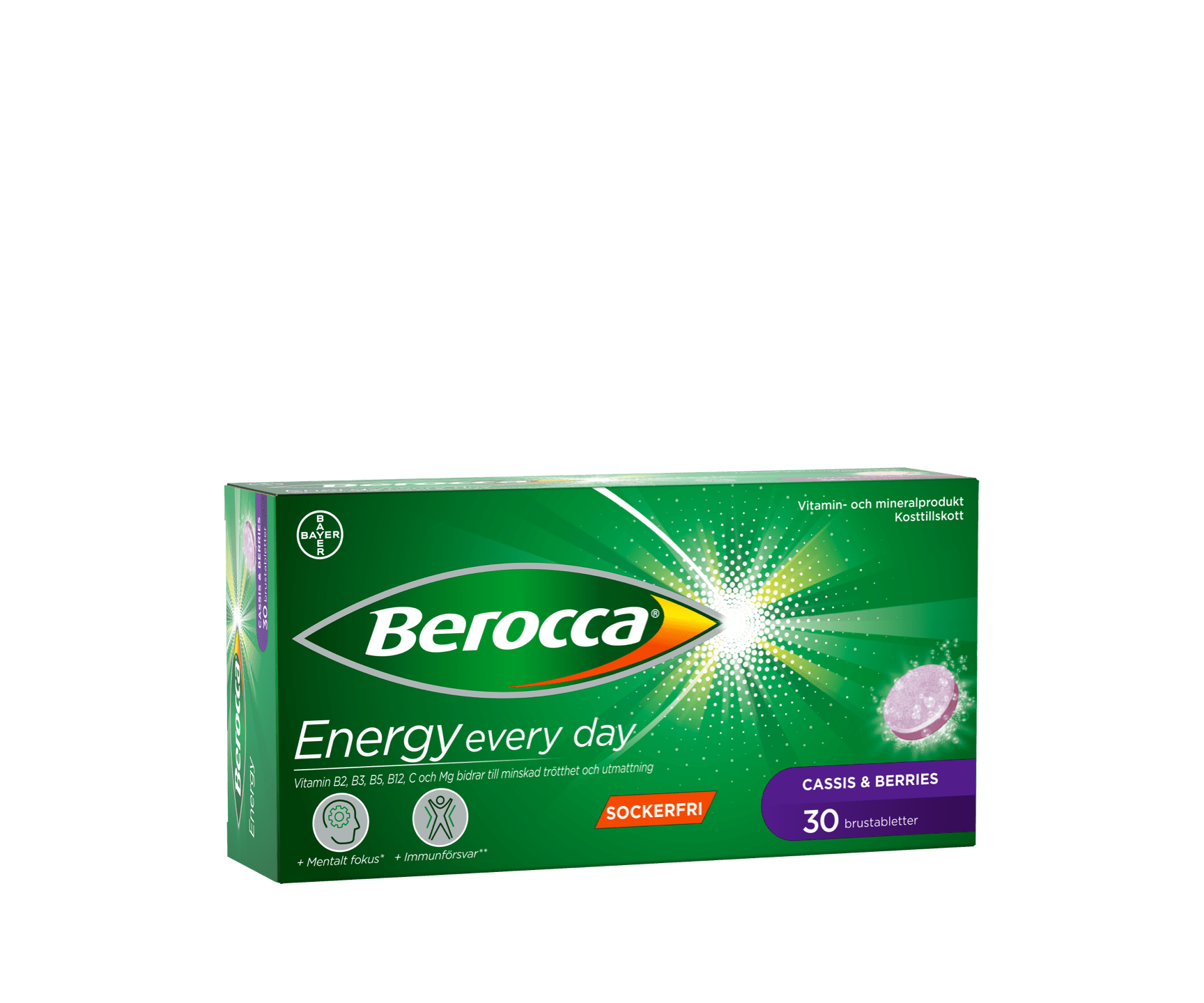 Berocca Cassis & Berries 30 Performance produkter